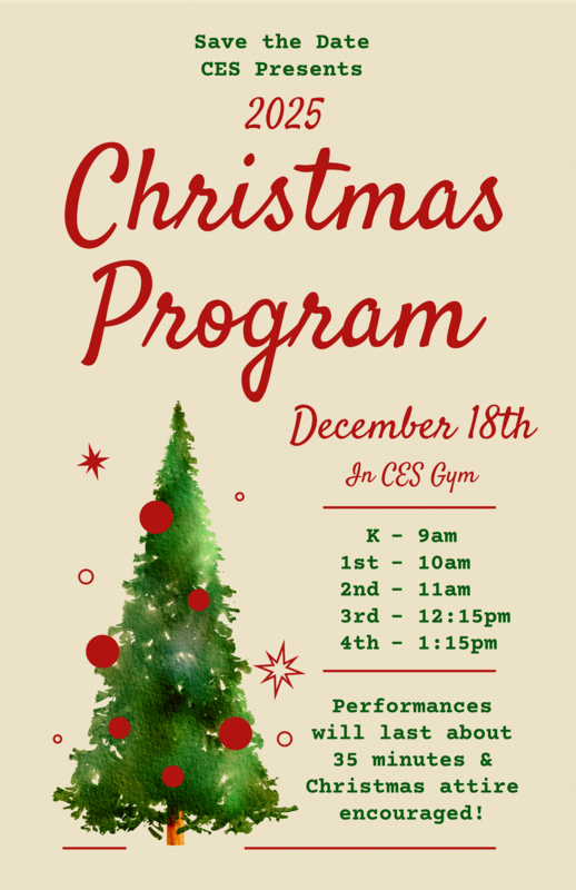 Christmas Program Flyer