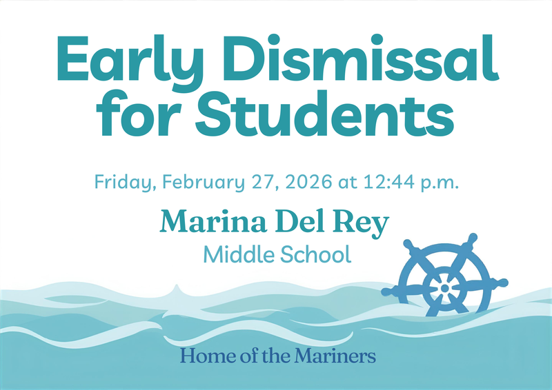 Early Dismissal-2-27-26 @ 12:44 p.m.