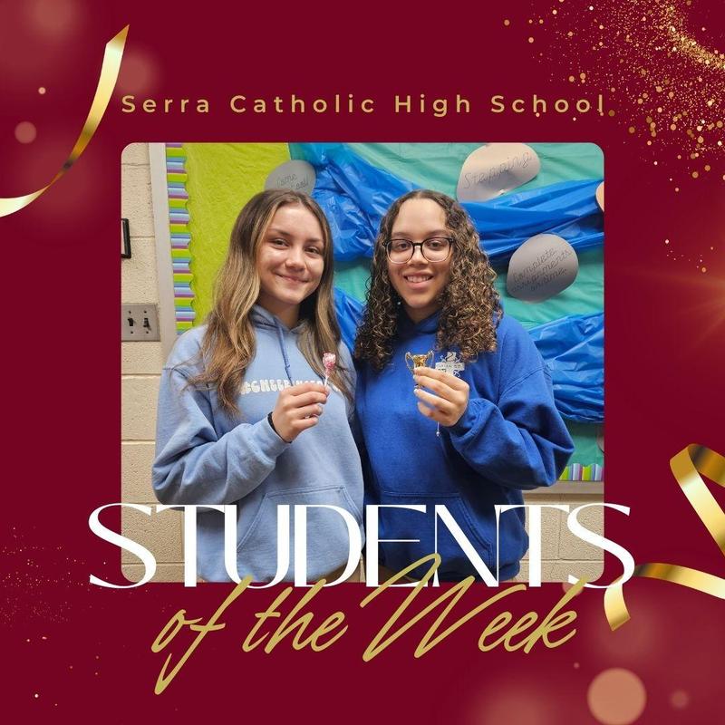 Students of the Week Maddy Berko and Kiara Burgwin