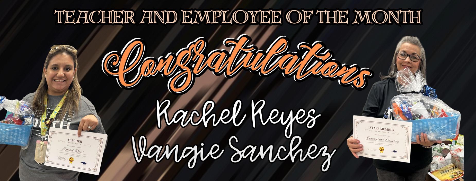 teacher and employee of the month