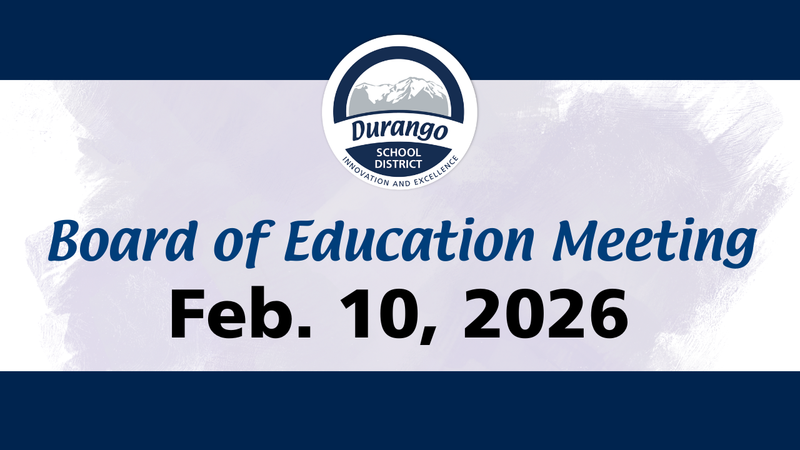 Board of Education Meeting is February 10, 2026