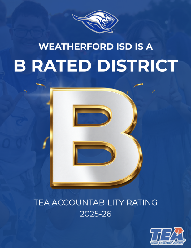 Weatherford ISD Improves to B in State Accountability Ratings Featured Photo