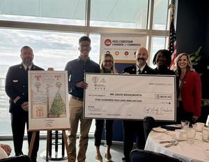 Congratulations, David Wedworth! His art was selected as the Christmas in the Pass promotional art piece. Get your shirts early!