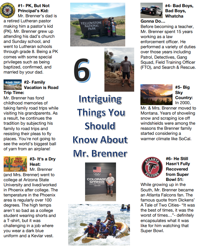 Brenner 6 Things