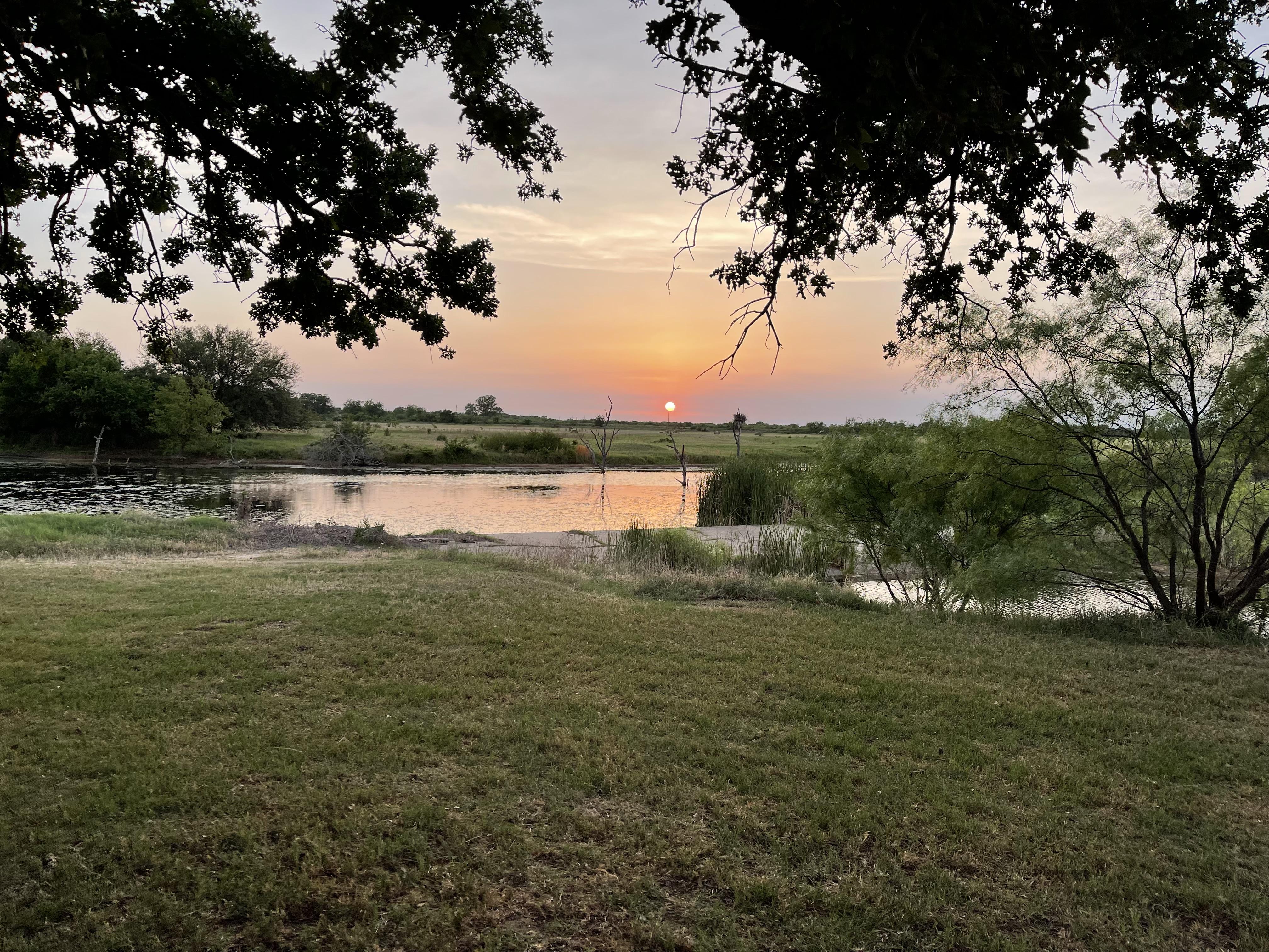 Farm sunset