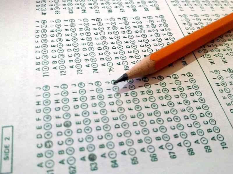 Image of a scantron