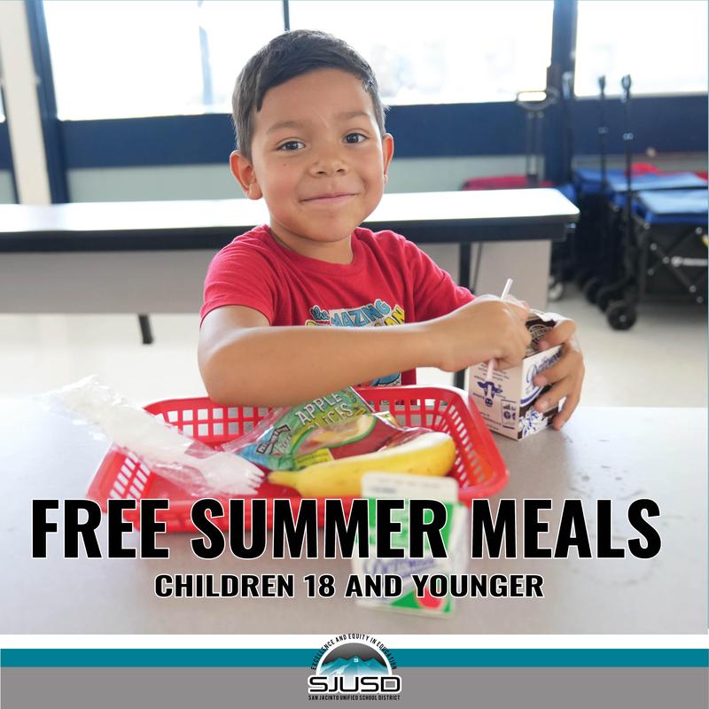 Free Summer Meals Graphic