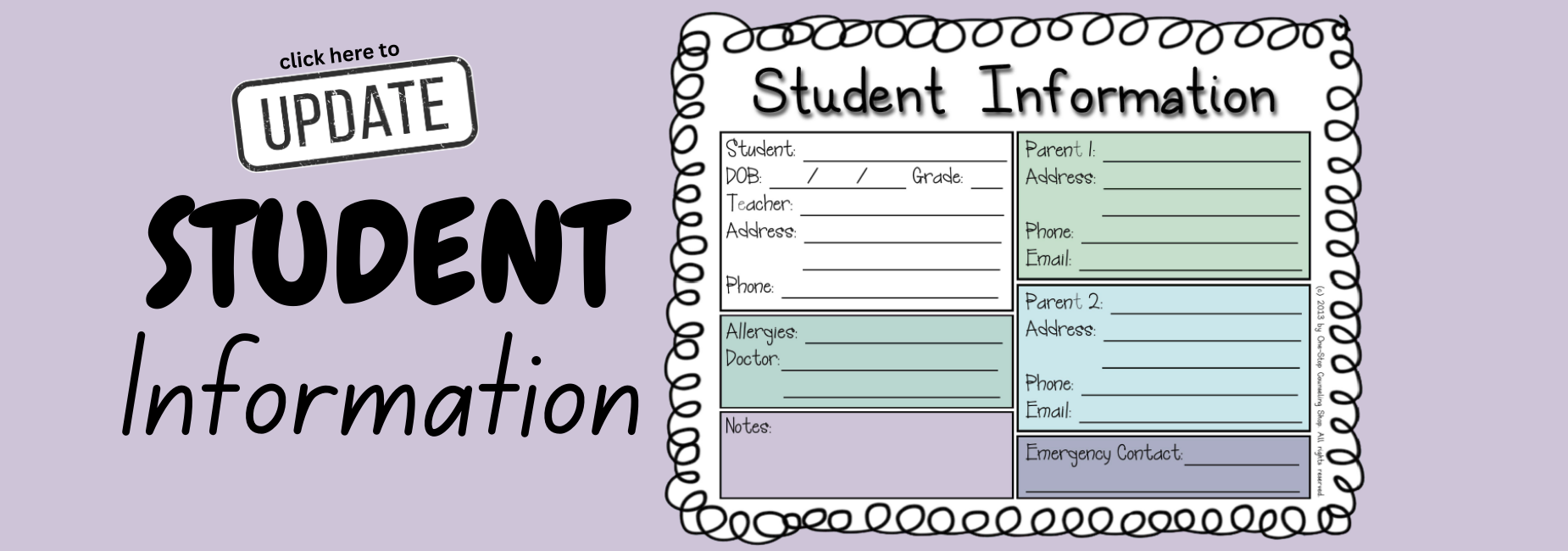 Update Student Information