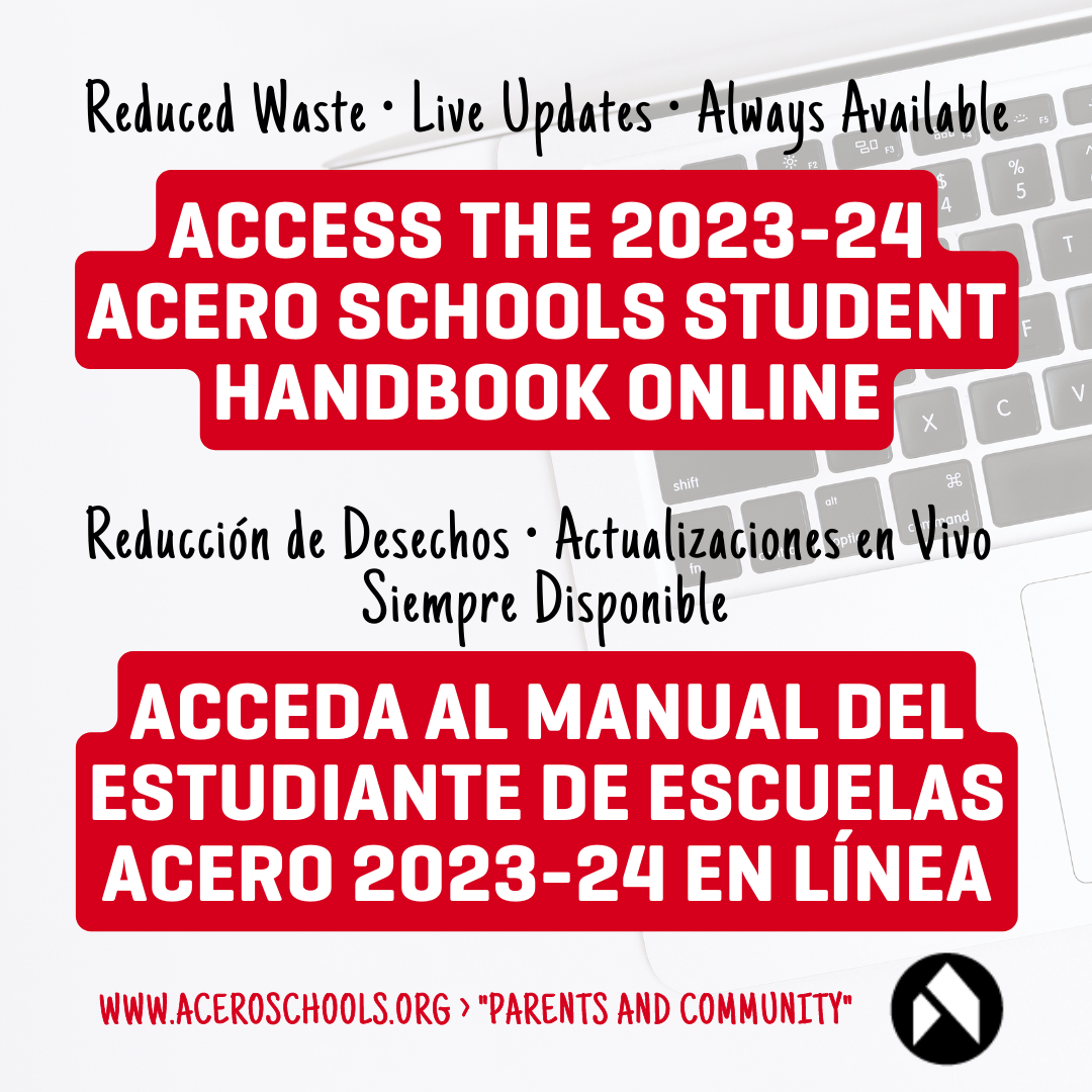 Access The 2023 24 Acero Schools Student Handbook Online Acero PFC