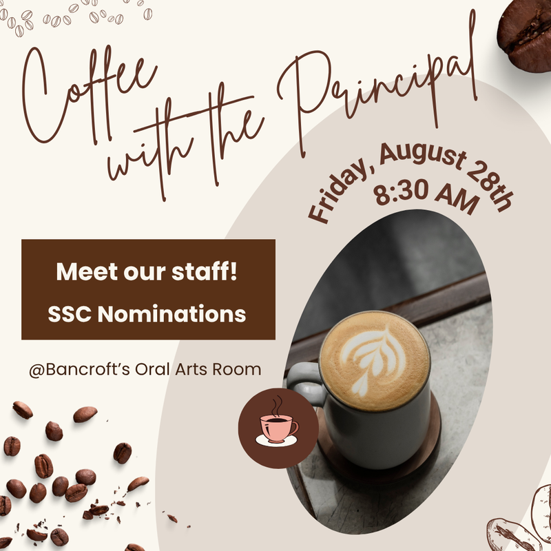 Coffee with the Principal - August