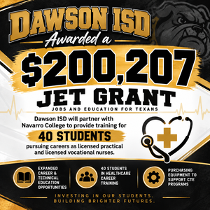 Dawson ISD JET Grant Announcement.png