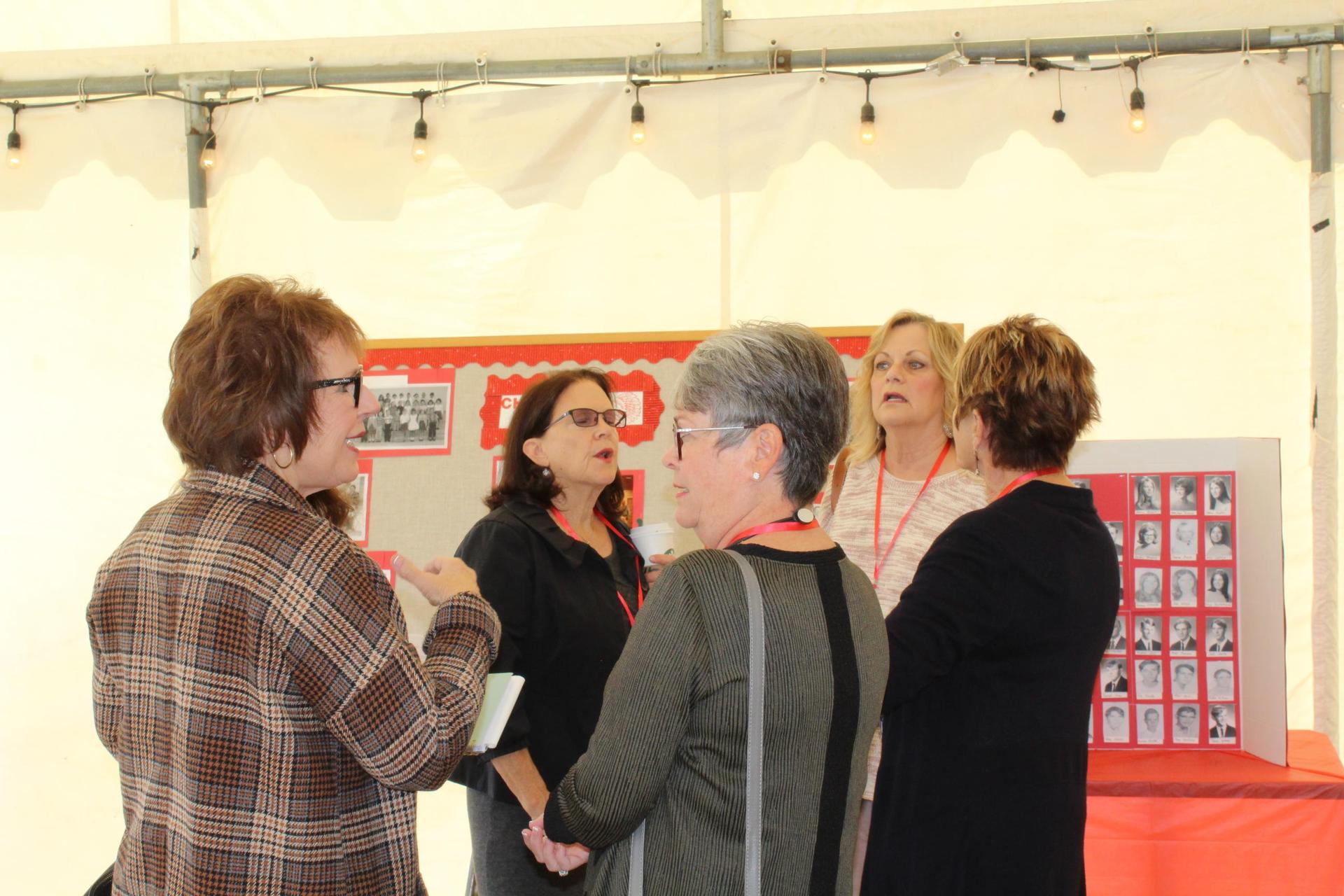 Members of the class of 1971 at their 50 year reunion