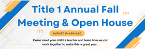 Annual Title I Meeting