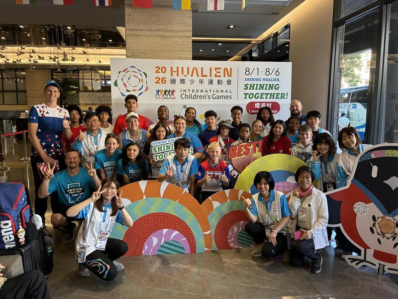 photo - Team Marion USA at the International Children's Games in Taiwan in summer 2026