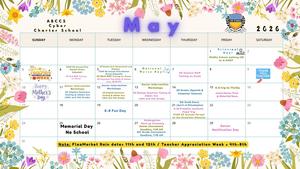May Calendar English