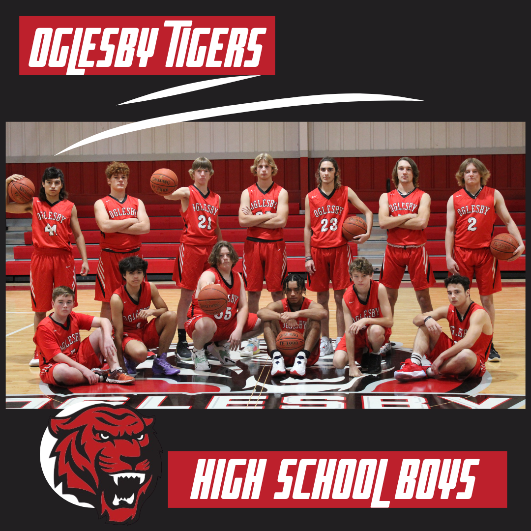Boys Basketball High School Oglesby Independent School District