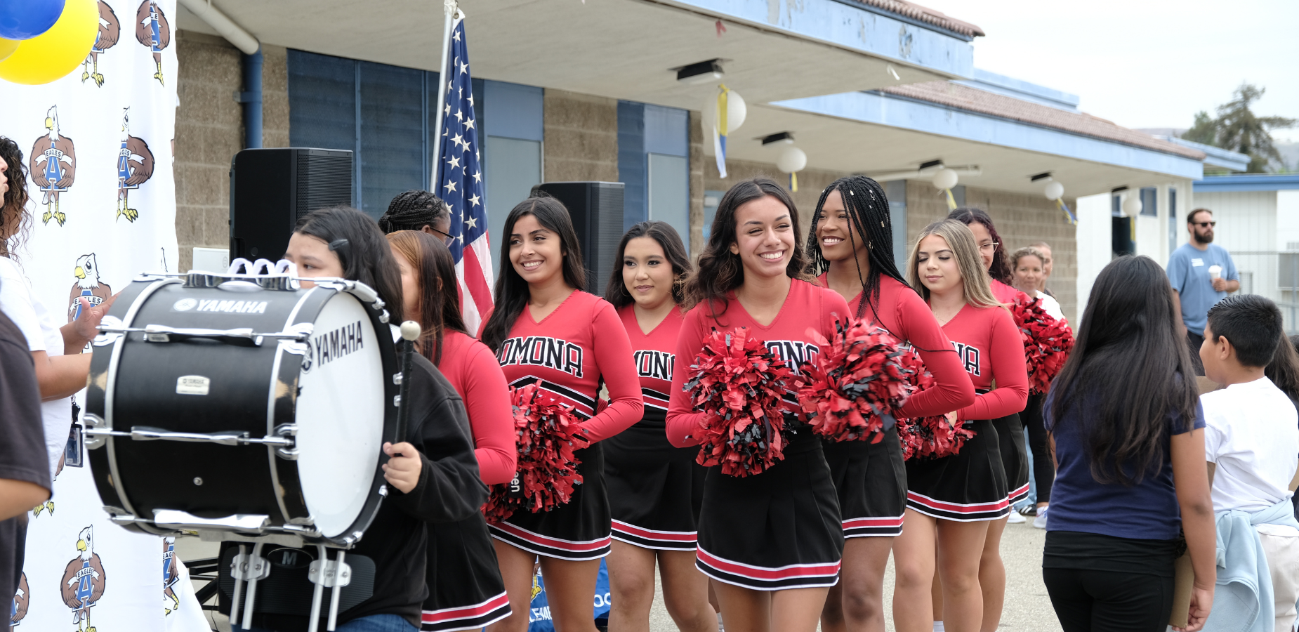 Pomona High School Helps Armstrong Elementary Launch PBIS Kickoff! - image for shuffle banner on homepage