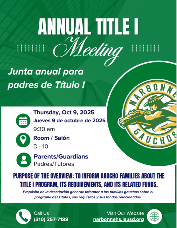 Annual title 1 meeting