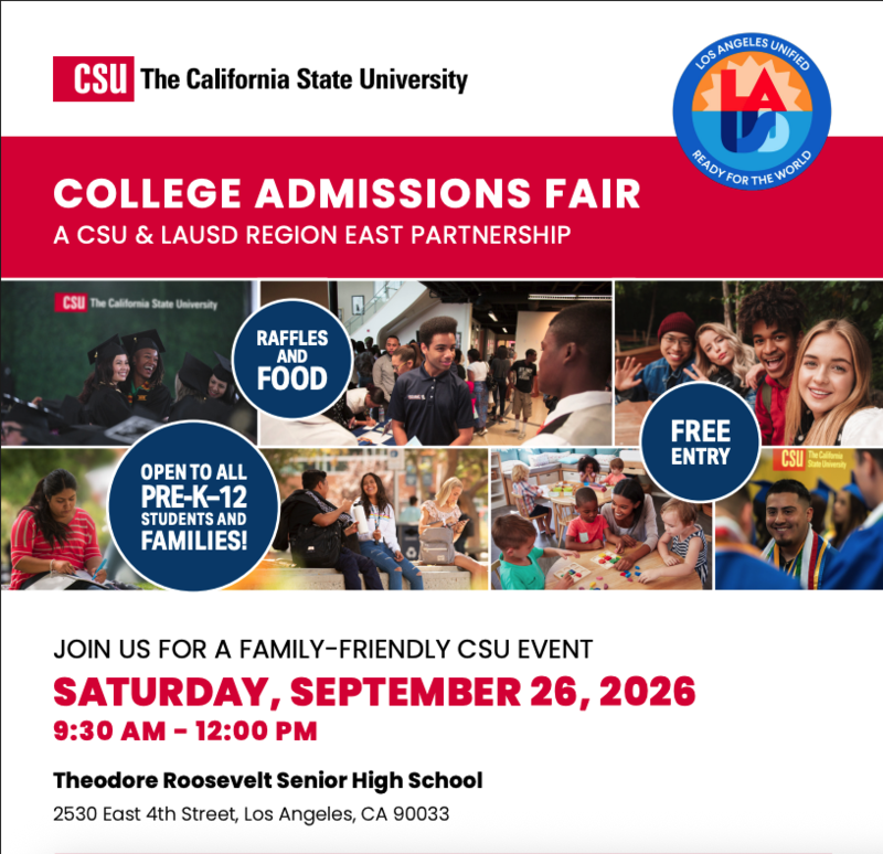 College Fair flyer