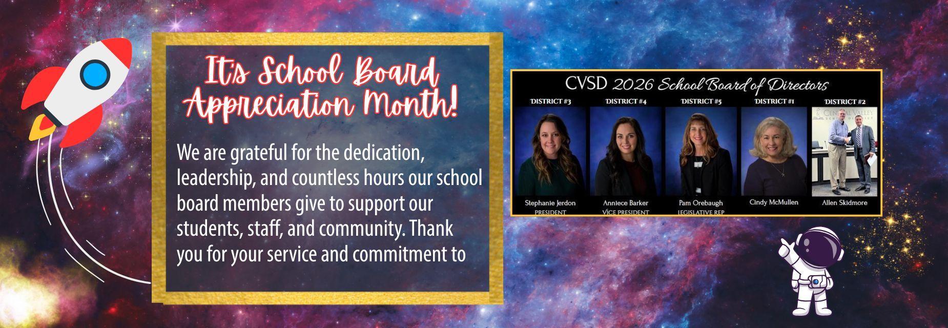 School Board Appreciation