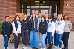 Group photo of St. Clair volunteers