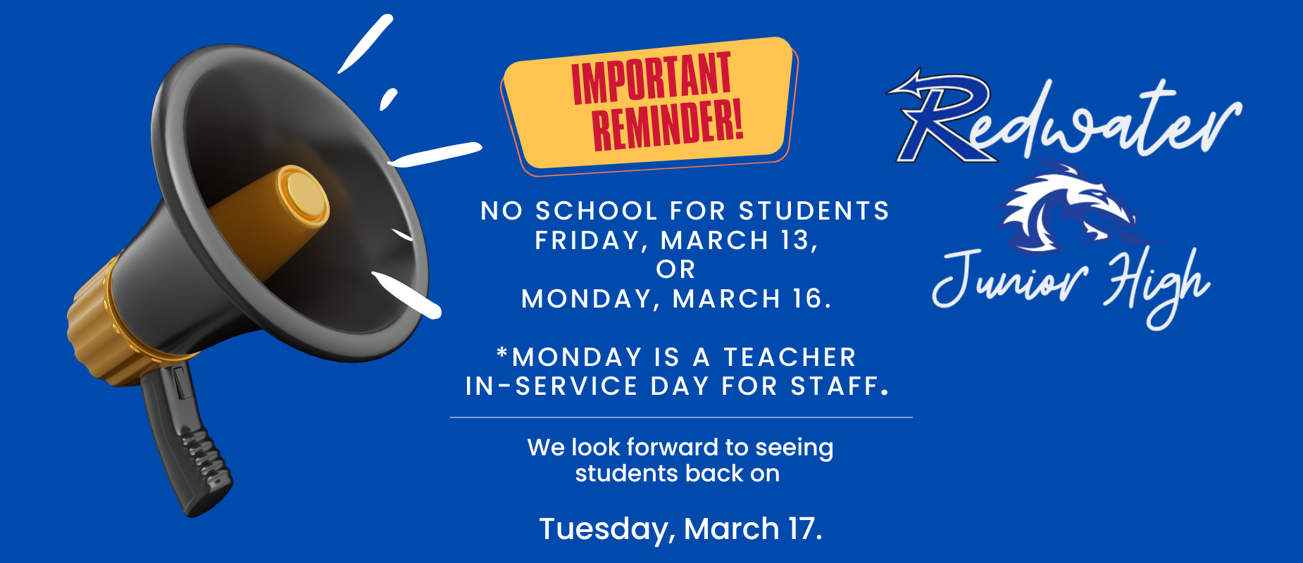 STUDENT HOLIDAY/STAFF INSERVICE