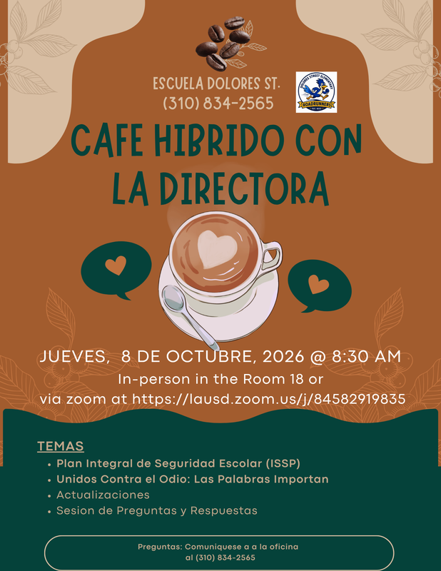 Cafe Hibrido Con La Directora