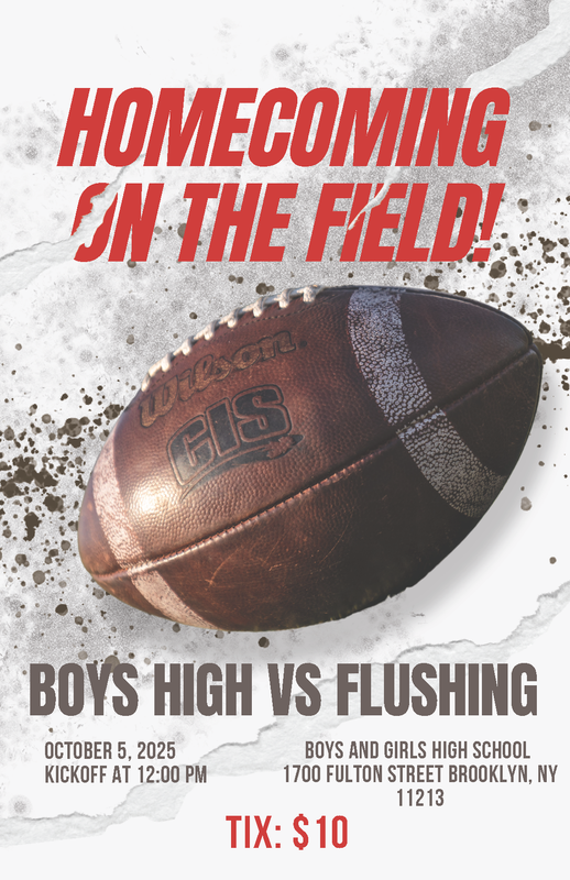 BGHS VS Flushing Homecoming Football Game - October 5 2025 @ 12PM