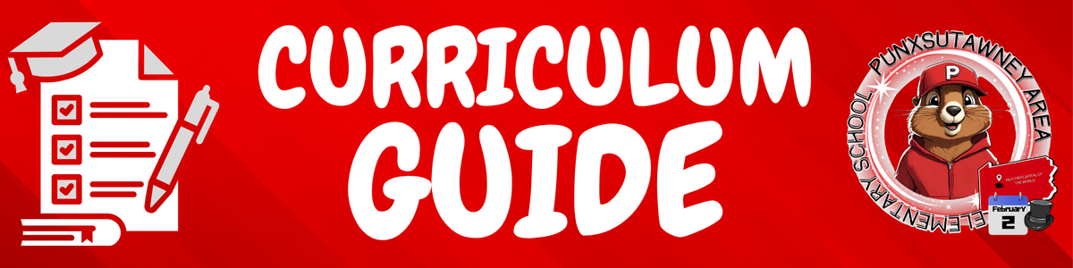 red background with PAES logo and Curriculum Guide text
