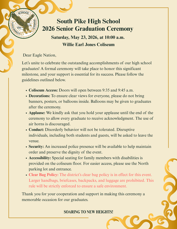 spsd sphs 2026 graduation