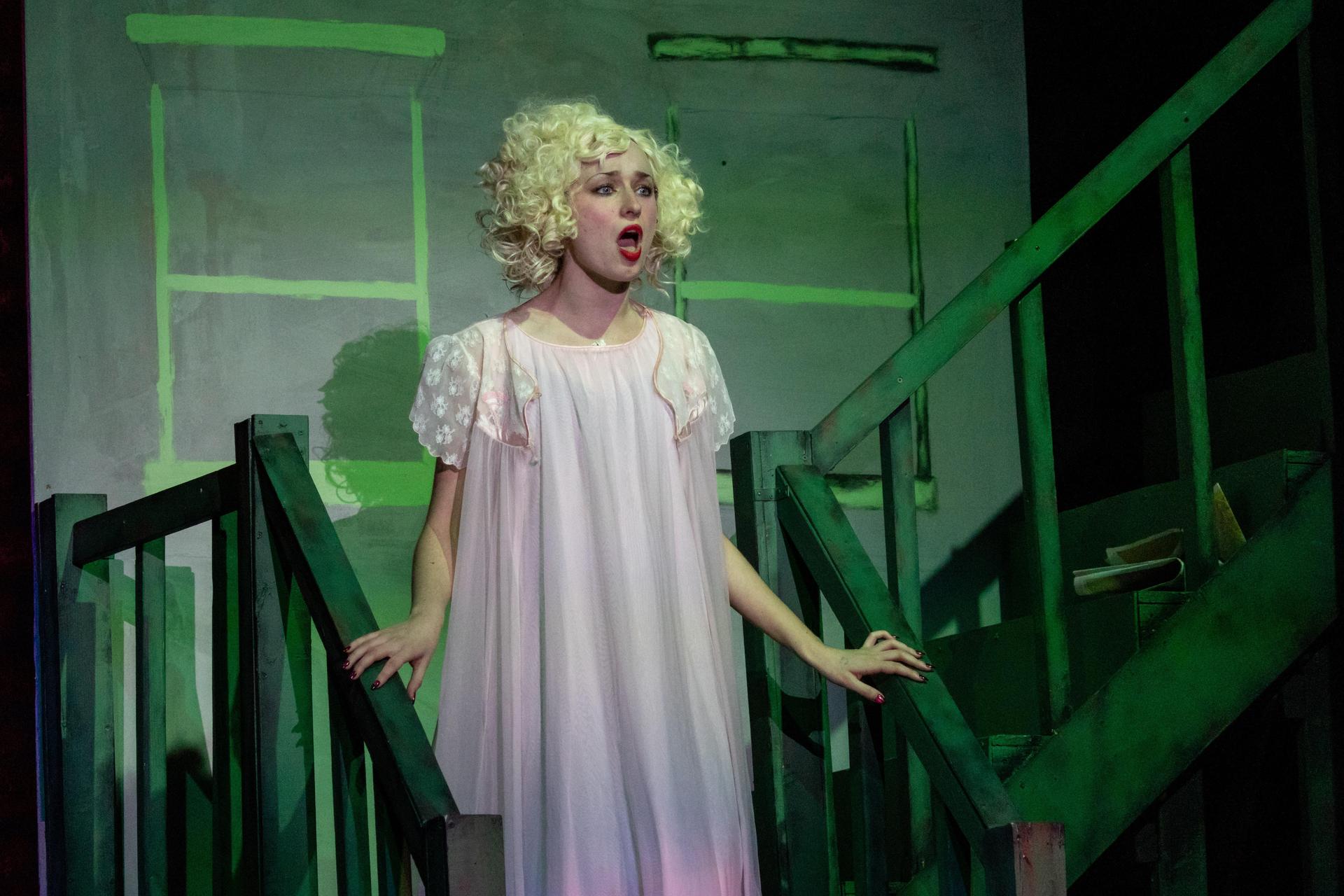 A scene from Little Shop of Horrors