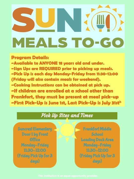 SUN Meals to GO Featured Photo