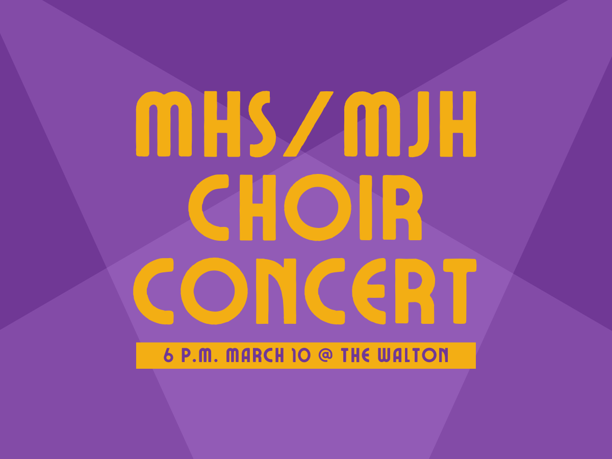 promo graphic - MHS/MJH choir concert