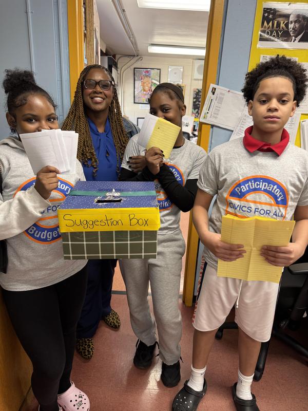 Student government with the suggestion box