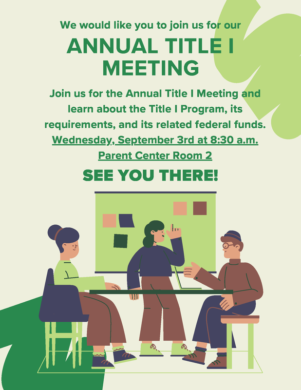 Annual Title 1 Meeting Featured Photo