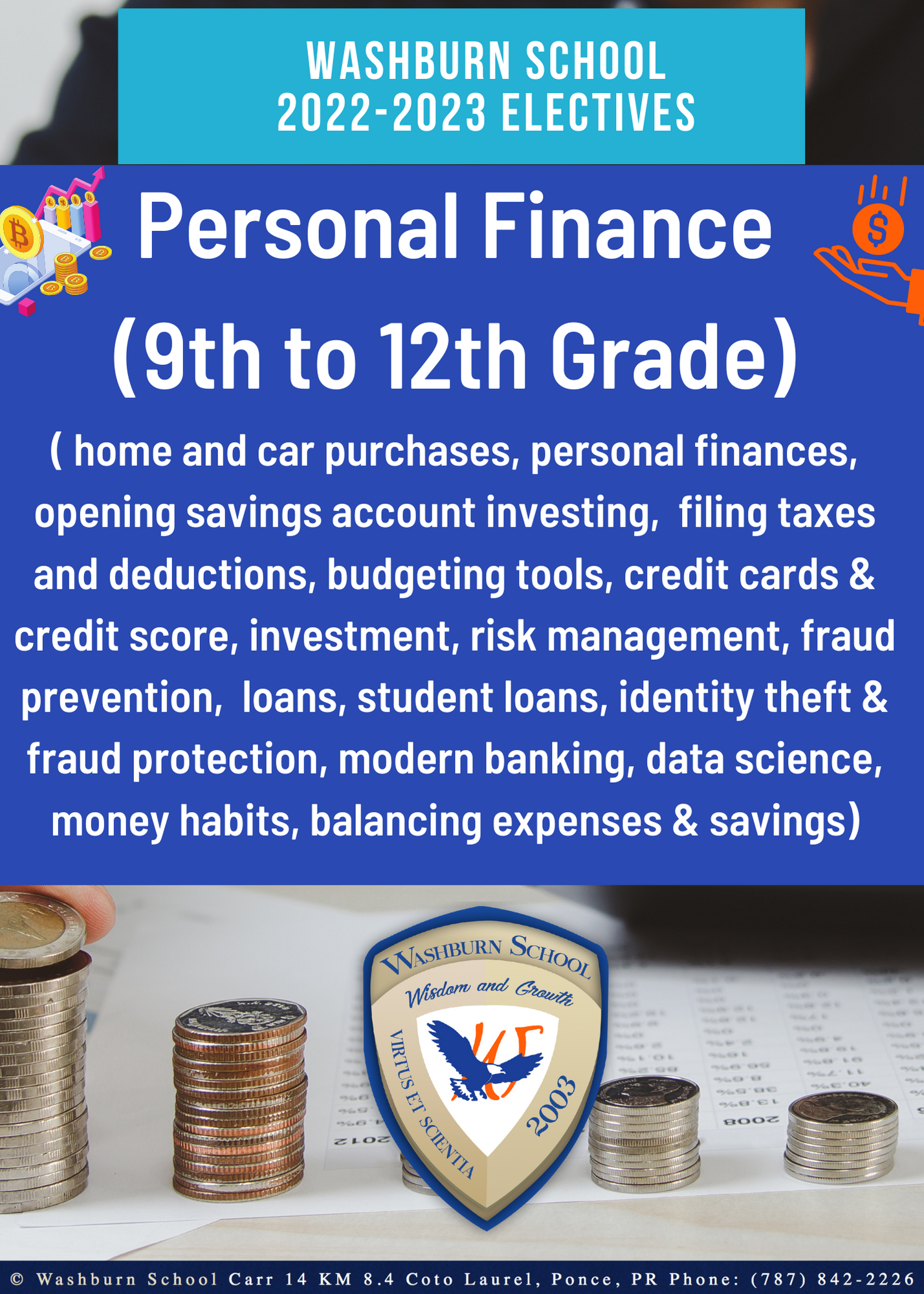 WASHBURN SCHOOL ELECTIVES AND CLUBS ARE BACK FOR THE 20222023 SCHOOL