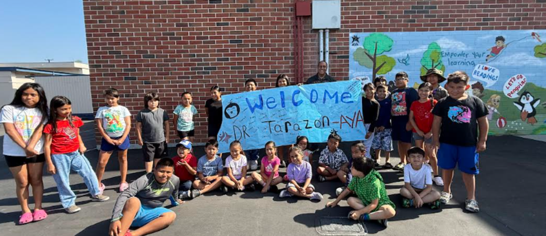 Welcome Principal Tarazon