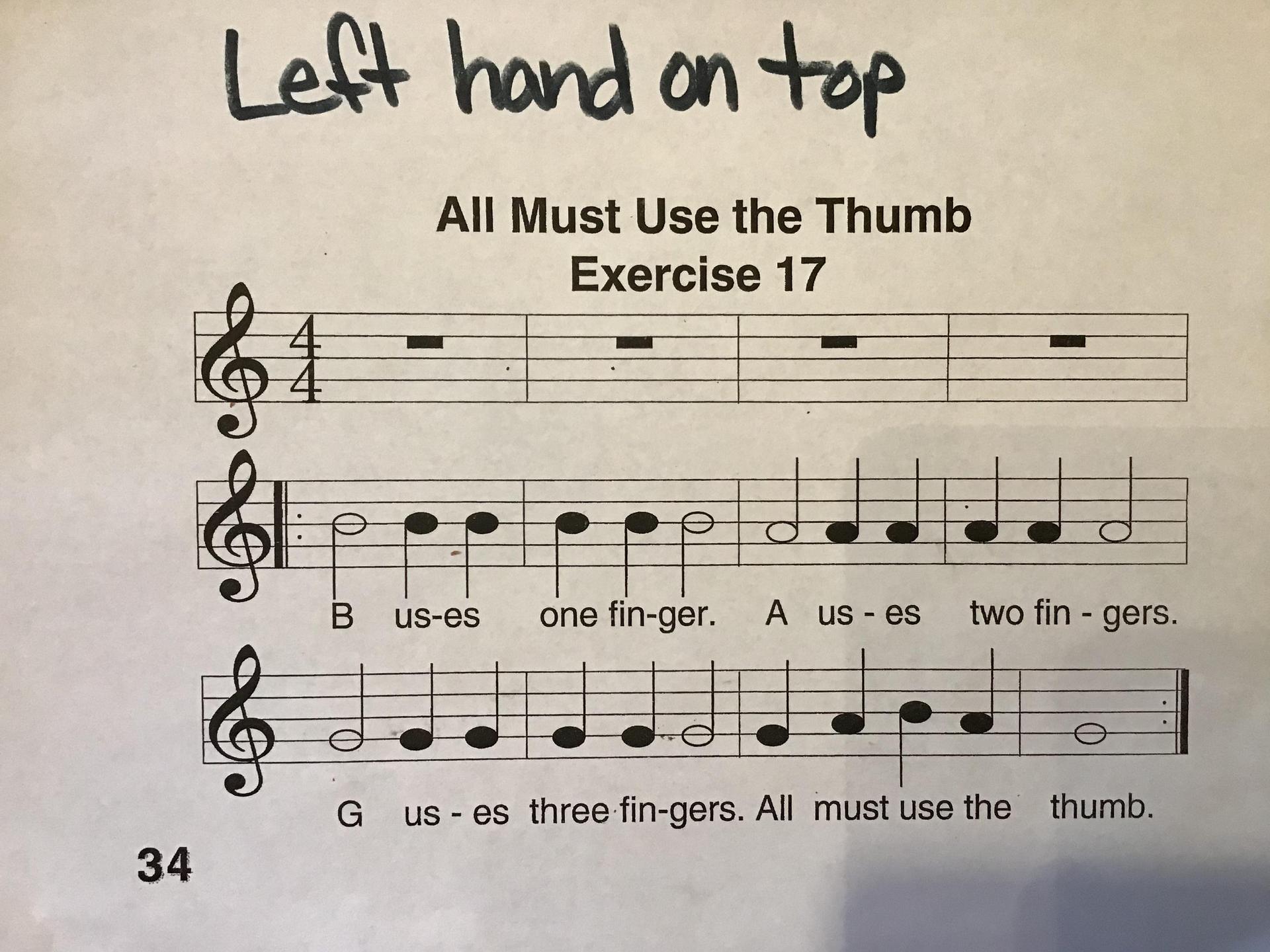 All Must Use the Thumb