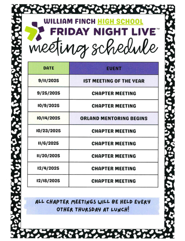 High School FNL Meetings