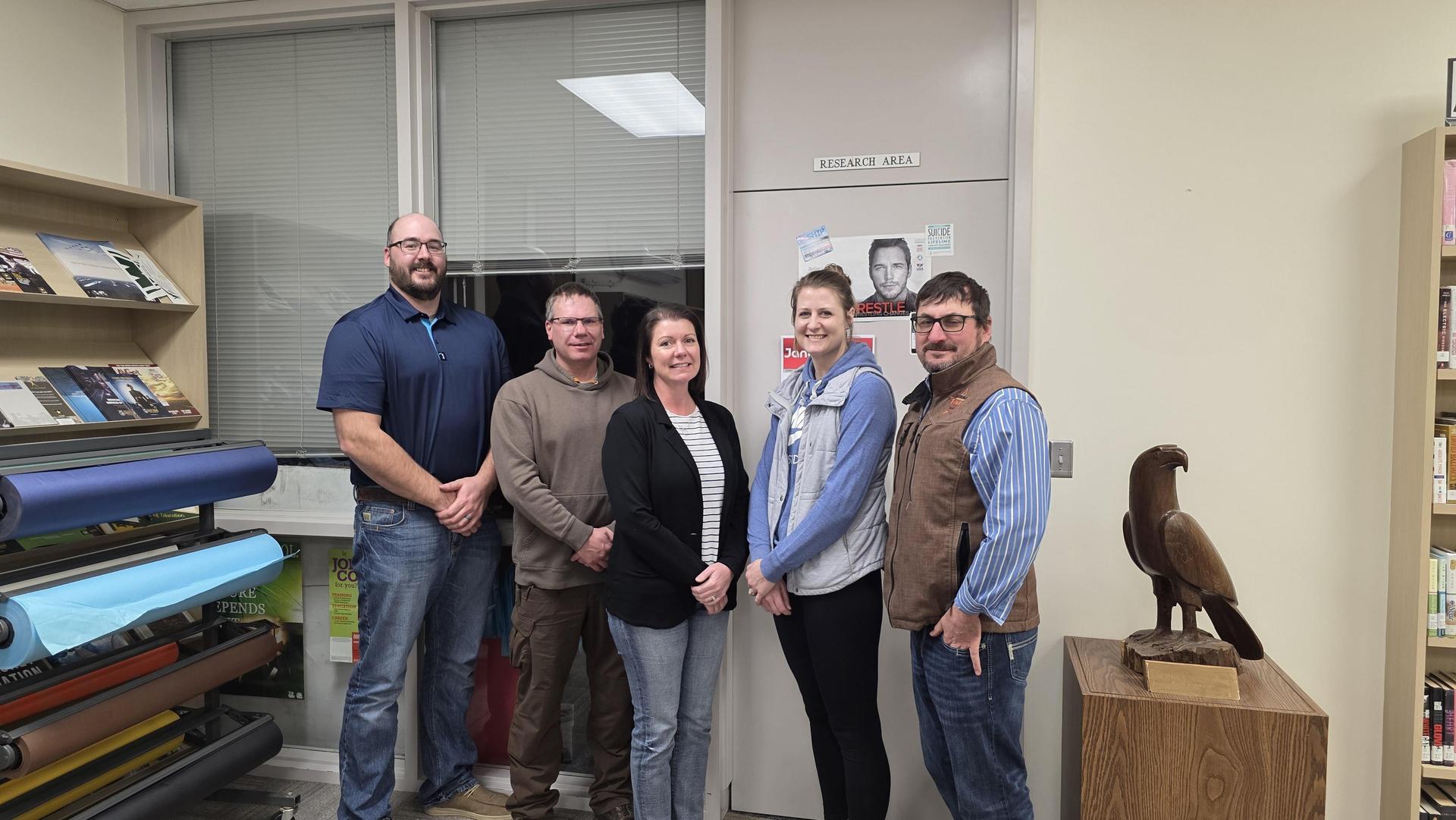 Picture of the Beach School Board members.