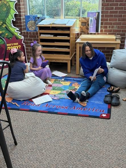 Today, Mrs. Frye’s class introduced our kindergarteners to their monsters.