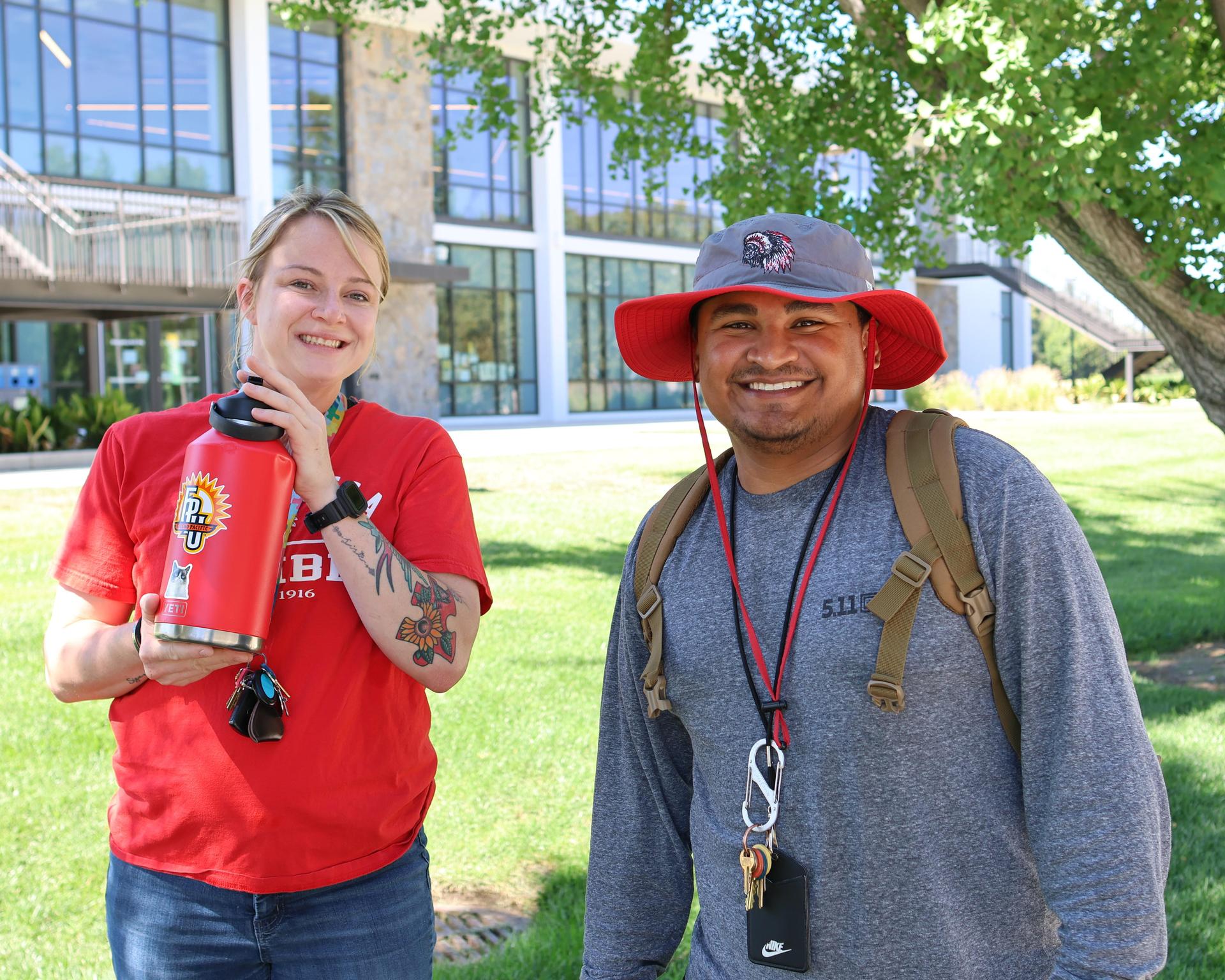 freshmen and staff participating in the summer bridge program