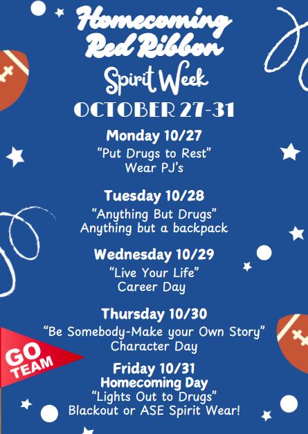 spirit days flyer