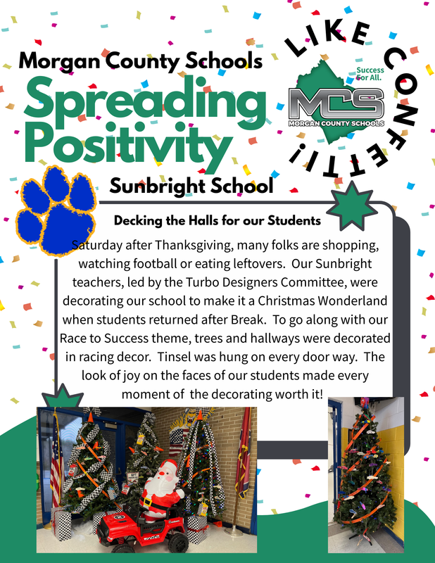 Sunbright School Positivity Spotlight