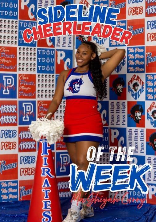 Congrats to our very first Sideline Cheerleader of the week!!