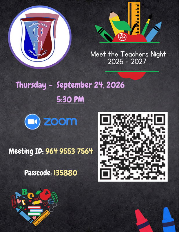 Join us for Meet the Teacher Night, Thursday 9/24 on ZOOM! Featured Photo