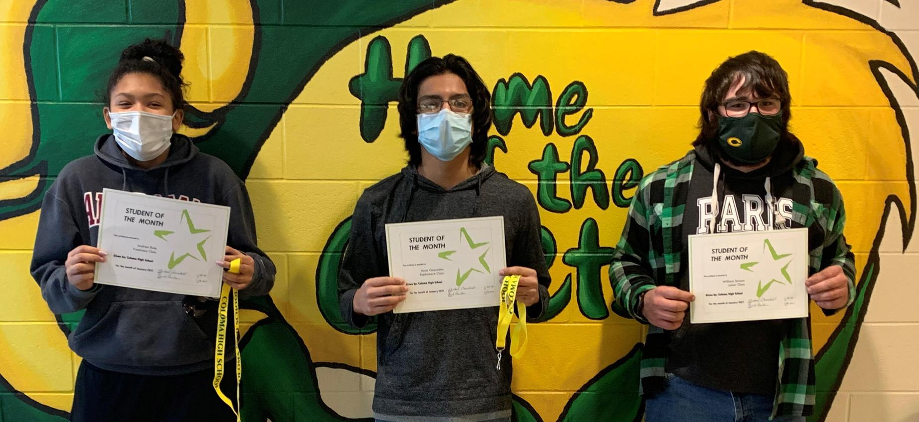 Student of the Month - January