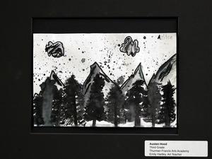 Student artwork on display