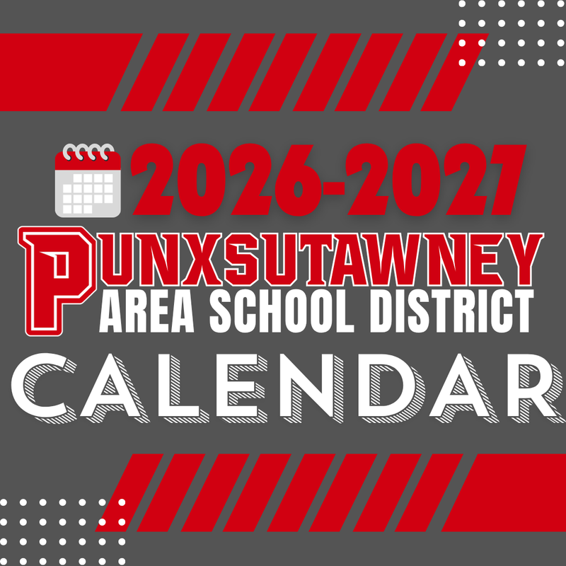 dark grey background with calendar clipart, PASD banner, and calendar text