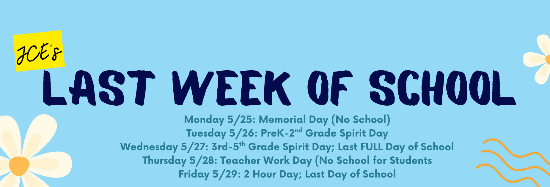 Last Week of School